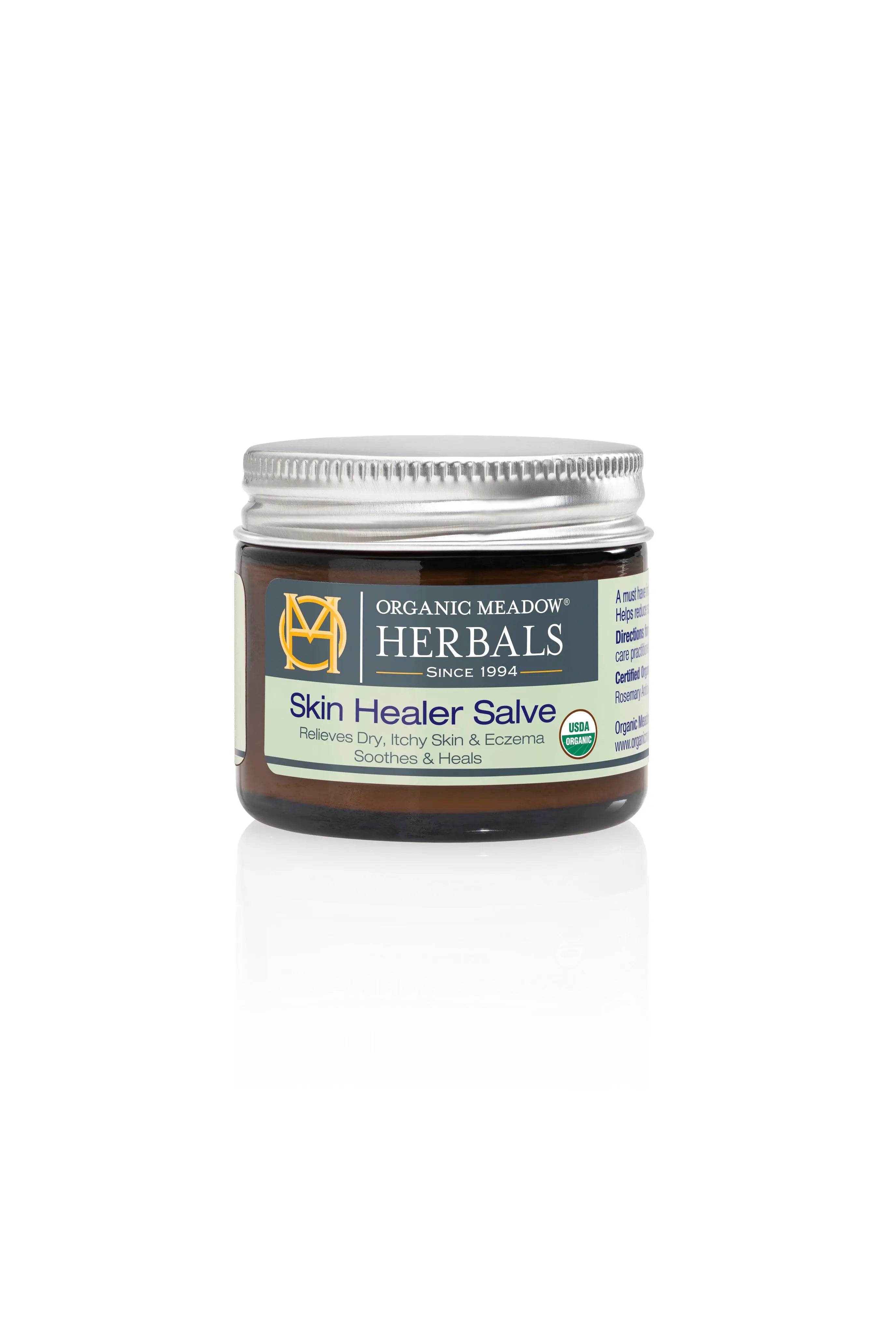 USDA Certified Organic Skin Healer Salve - Medicinal Salve for Cuts, Burns & Eczema