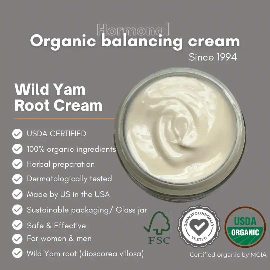 Wild Yam Root Cream Indian Meadow Herbals