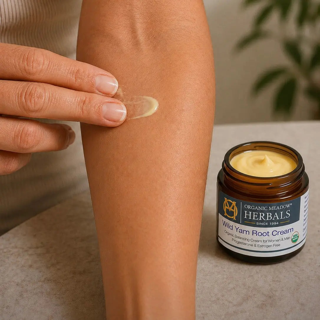 Wild Yam Root Cream, USDA Organic Organic Meadow Herbals