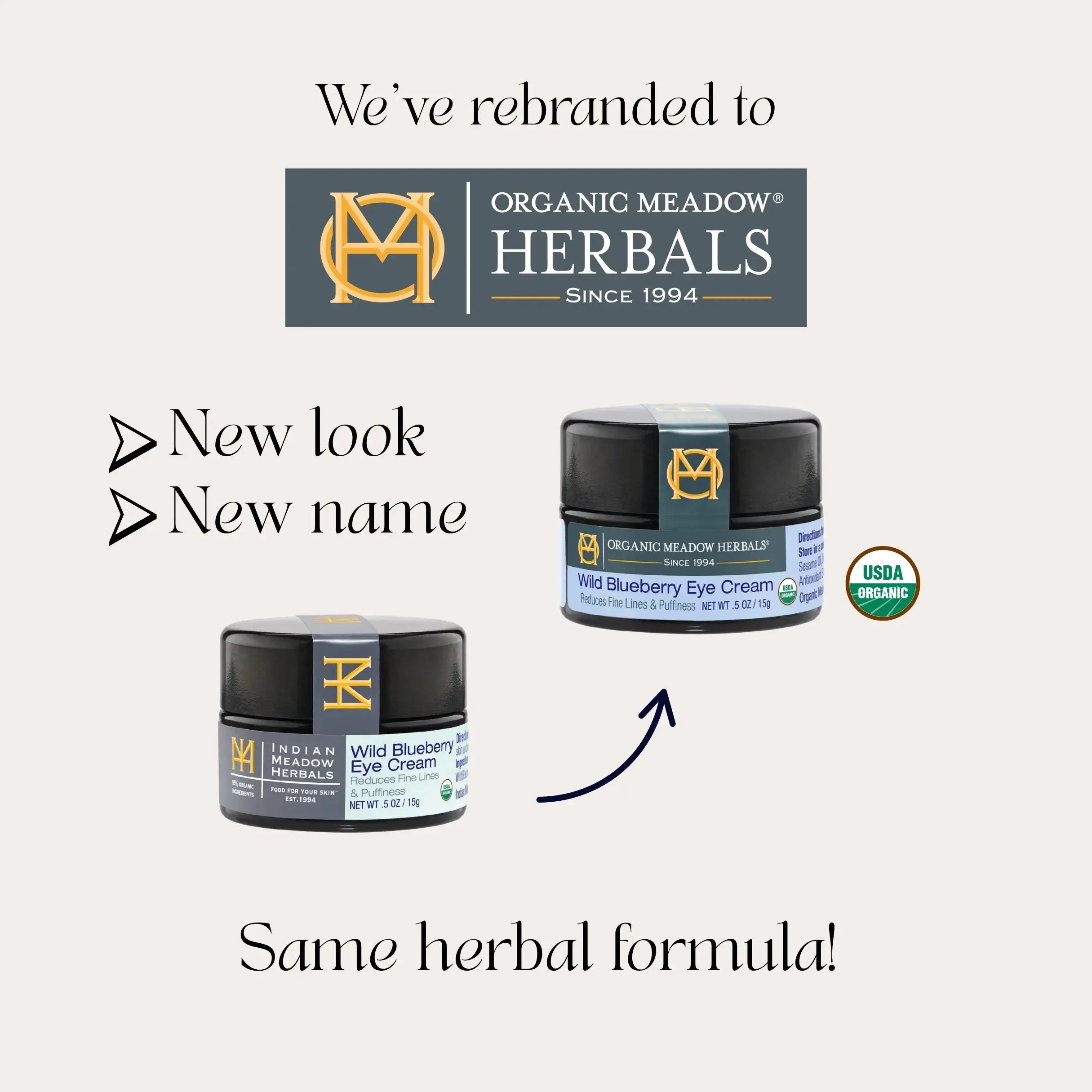 Wild Blueberry Eye Cream Organic Meadow Herbals