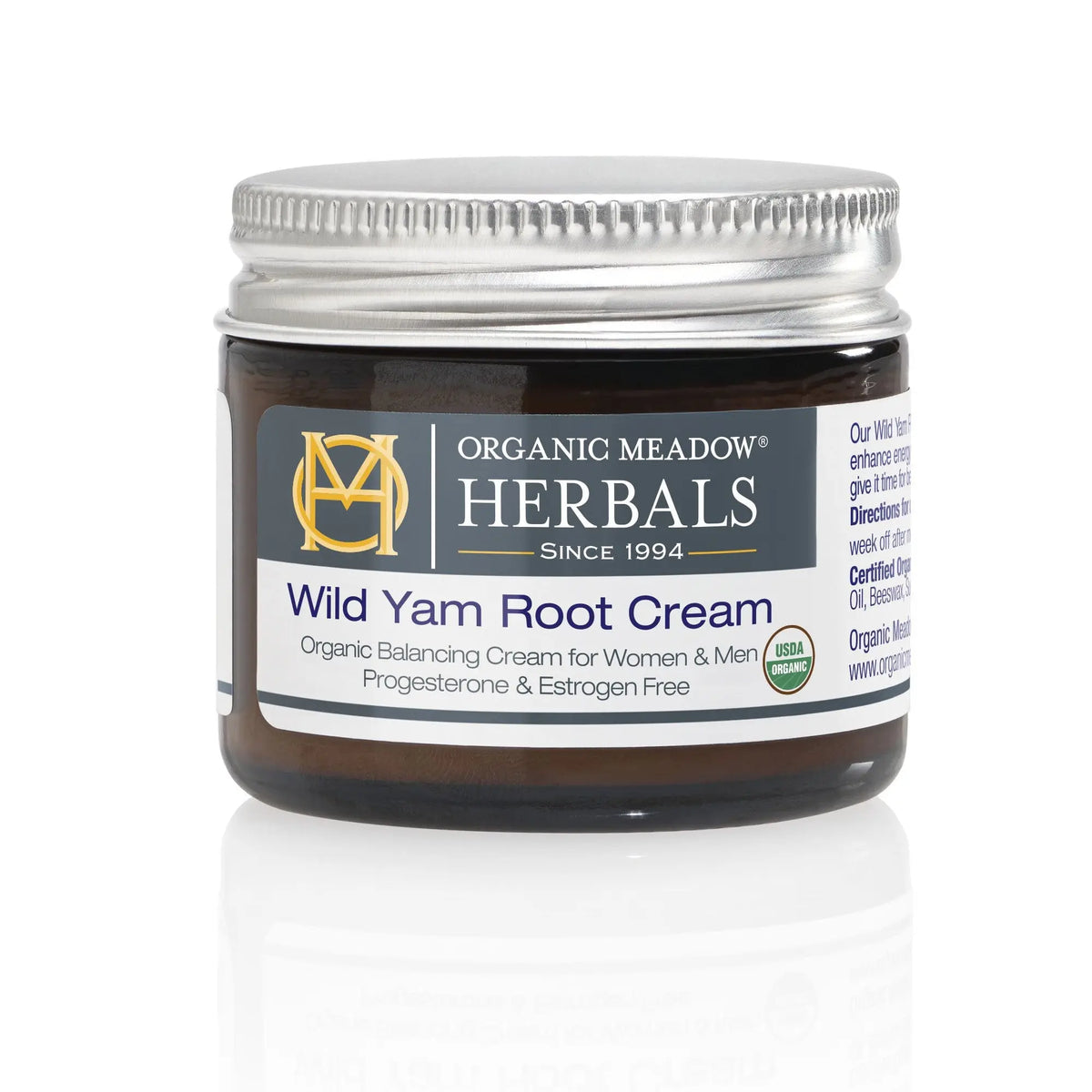 Wild Yam Cream | Wild Yam Root Cream Organic Meadow Herbals