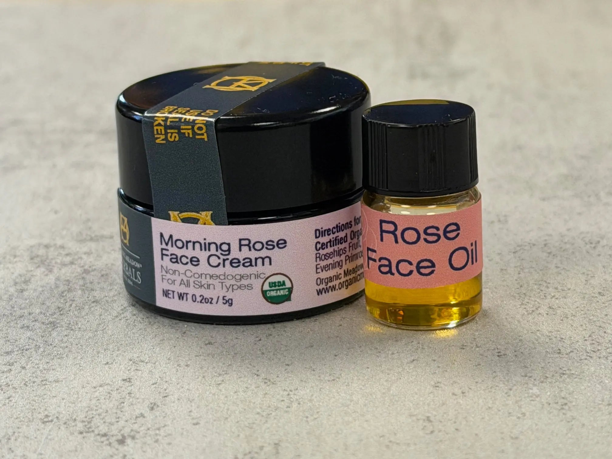 Mini Rose Collection | Travel Morning Rose Face Cream & Rose Face Oil