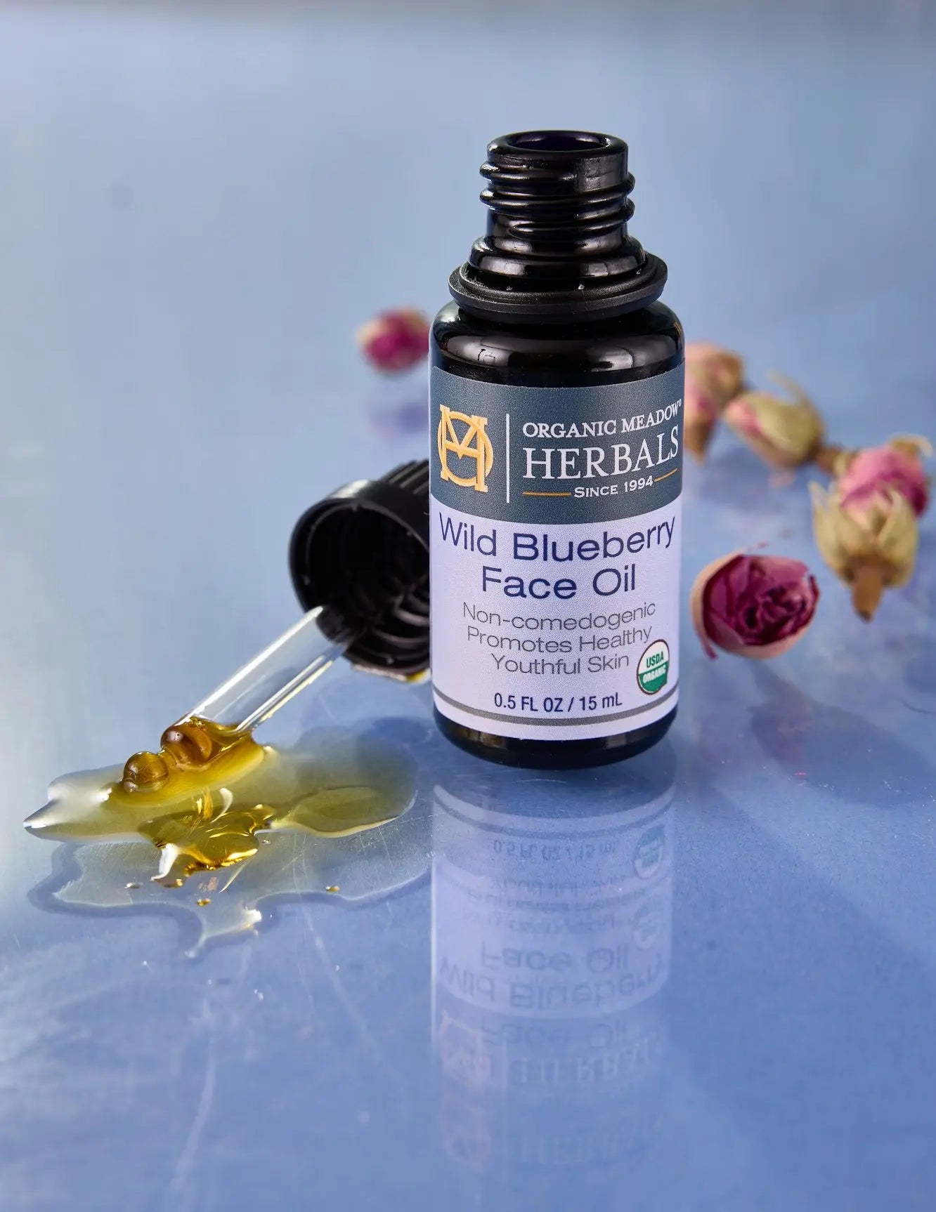 Wild Blueberry Face Oil Organic Meadow Herbals
