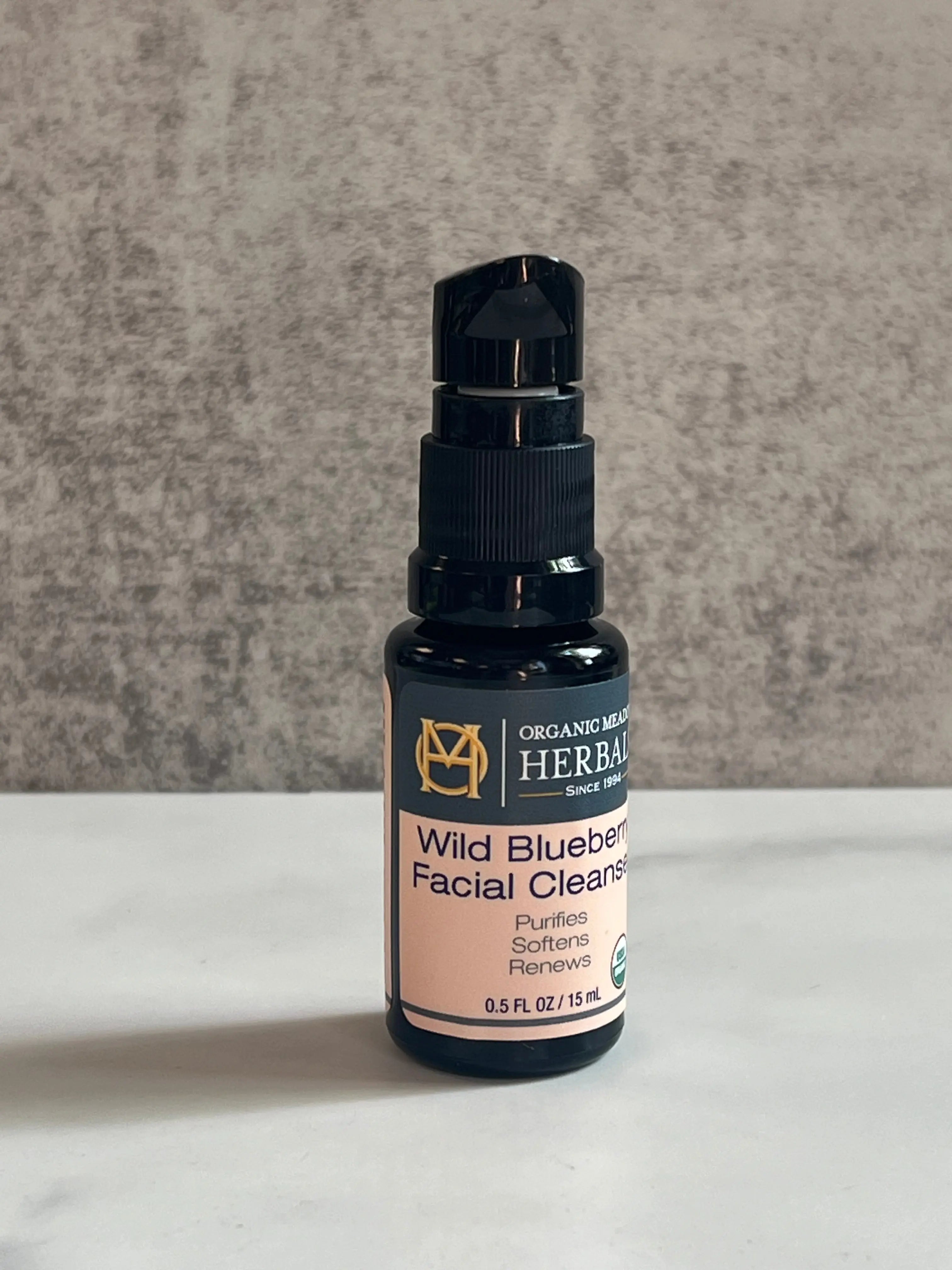 Travel size Wild Blueberry Facial Cleanser 0.5oz Indian Meadow Herbals