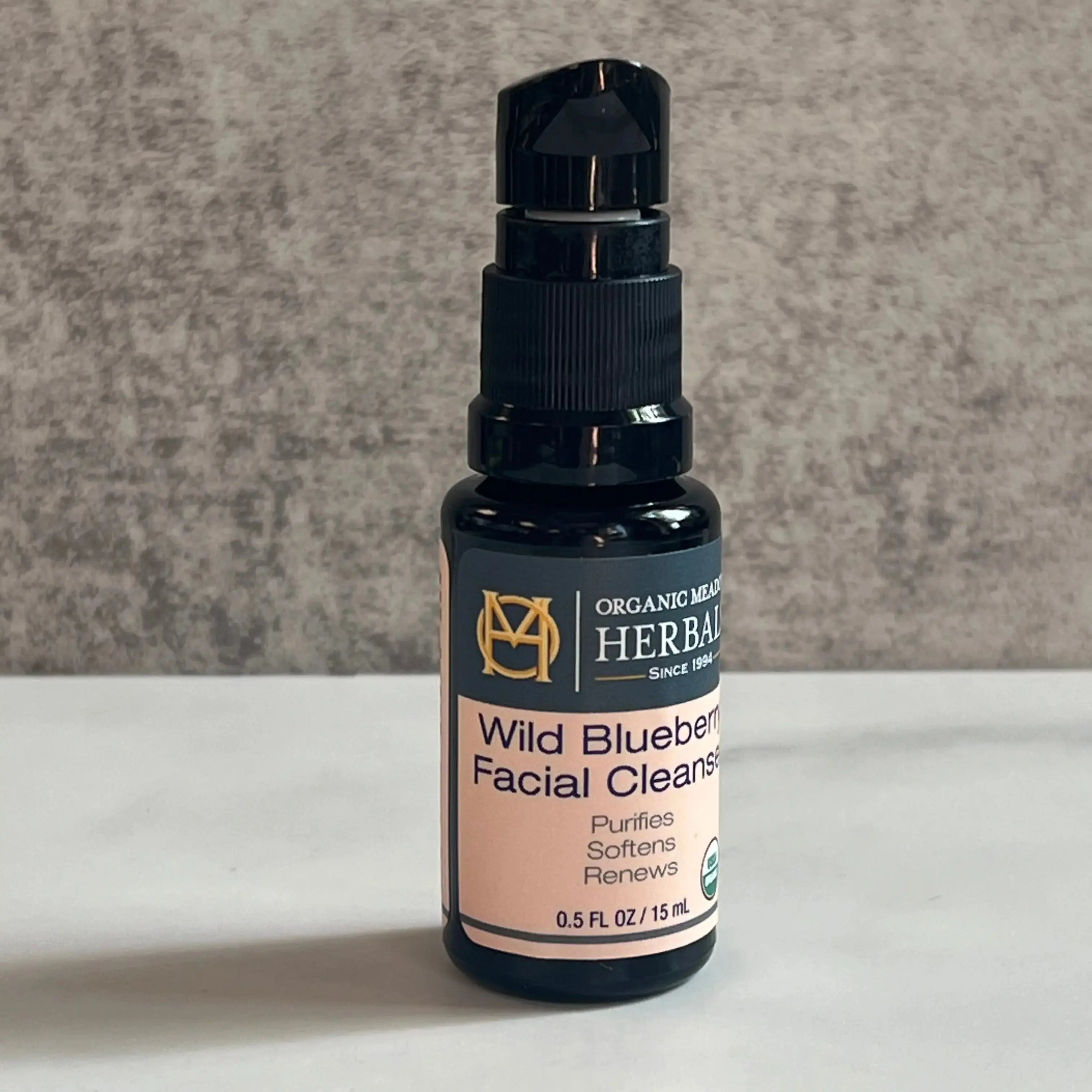 Travel size Wild Blueberry Facial Cleanser 0.5oz Indian Meadow Herbals