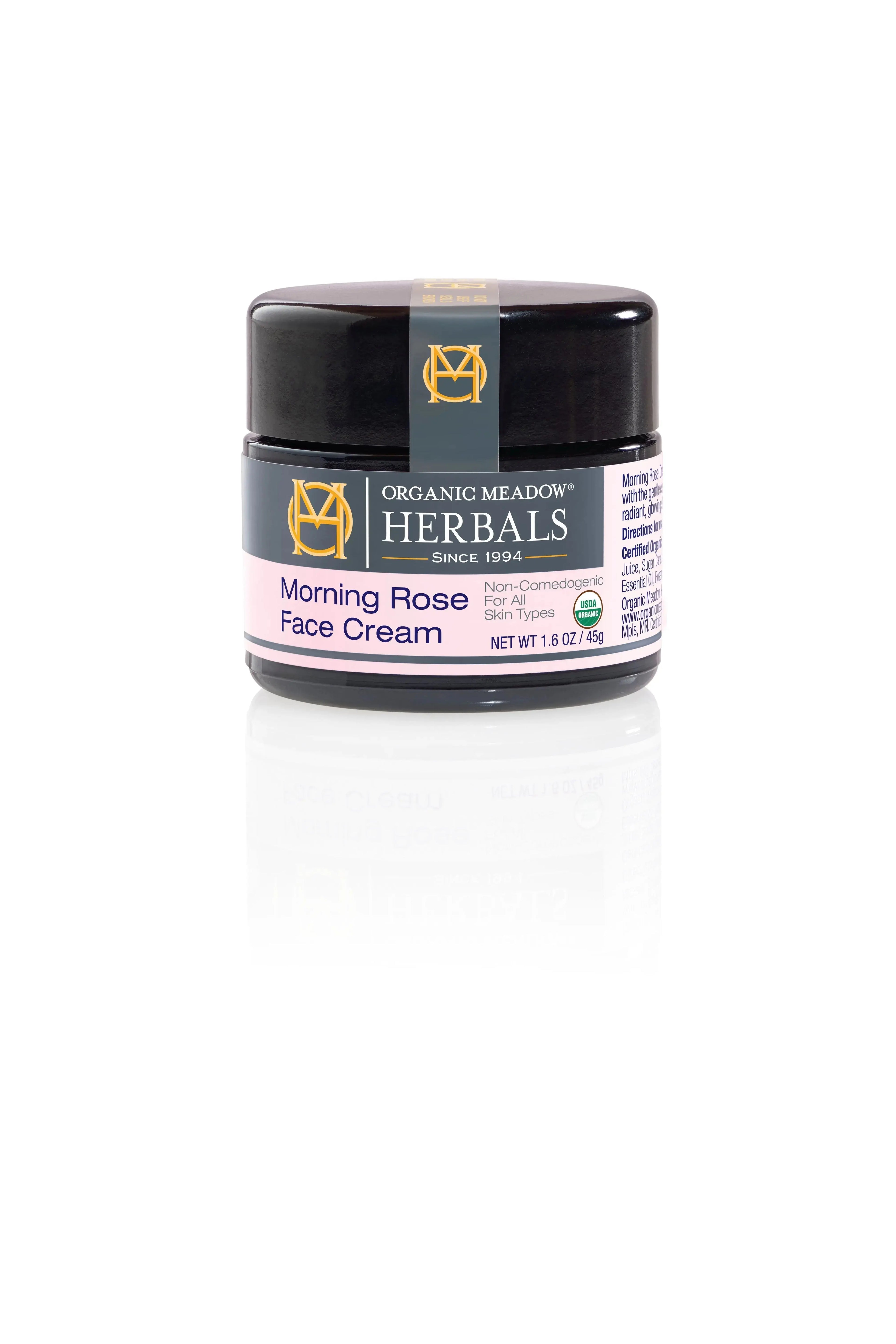 Value Pack! Morning Rose Face Cream & Rose Face Oil Organic Meadow Herbals