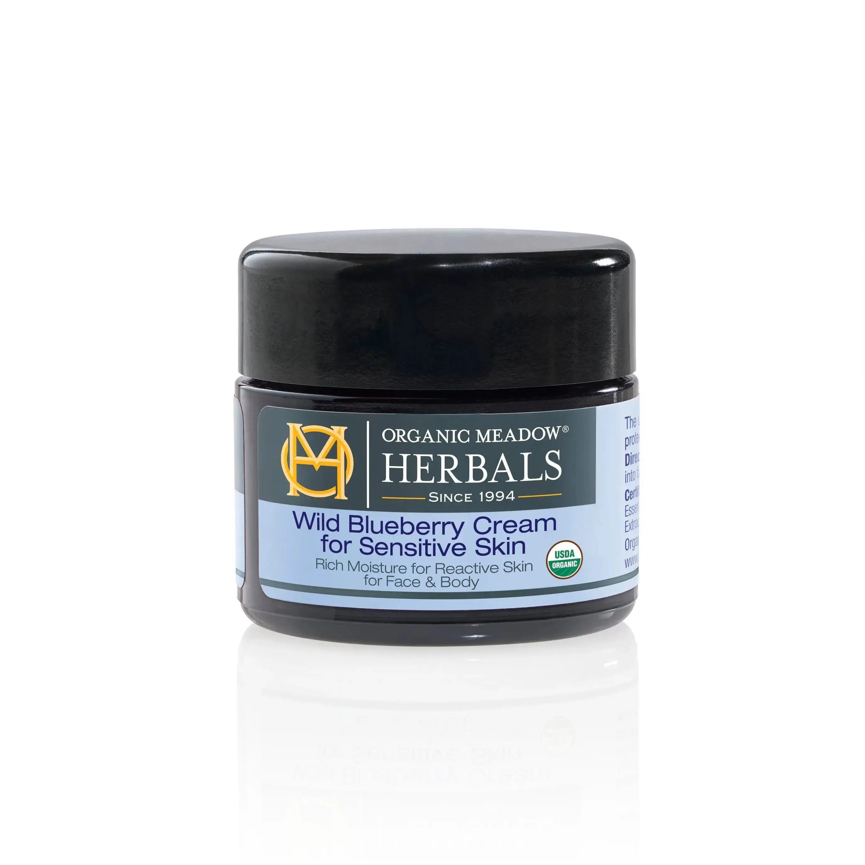 Organic Wild Blueberry Cream for Sensitive skin Organic Meadow Herbals