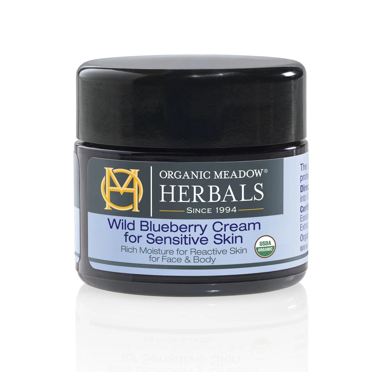 Organic Wild Blueberry Cream for Sensitive skin Organic Meadow Herbals