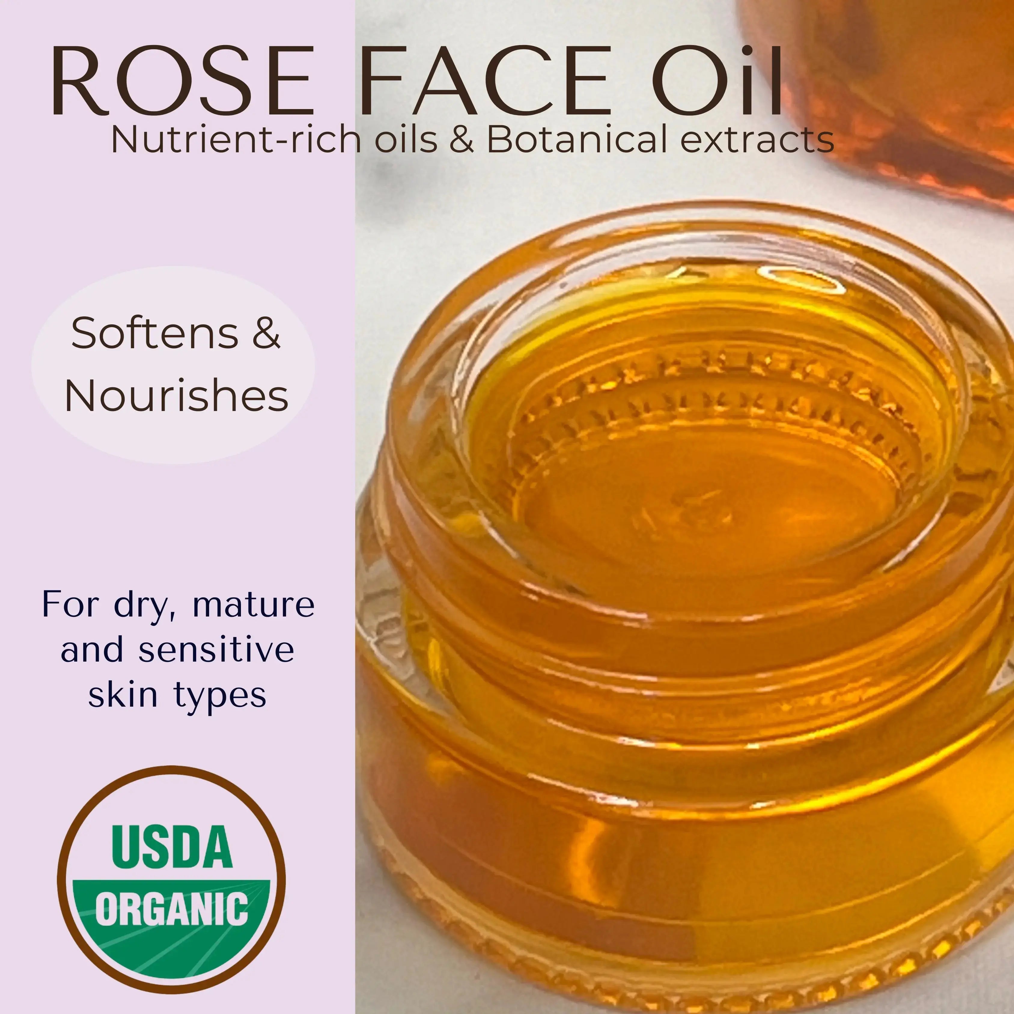 Value Pack! Morning Rose Face Cream & Rose Face Oil Organic Meadow Herbals