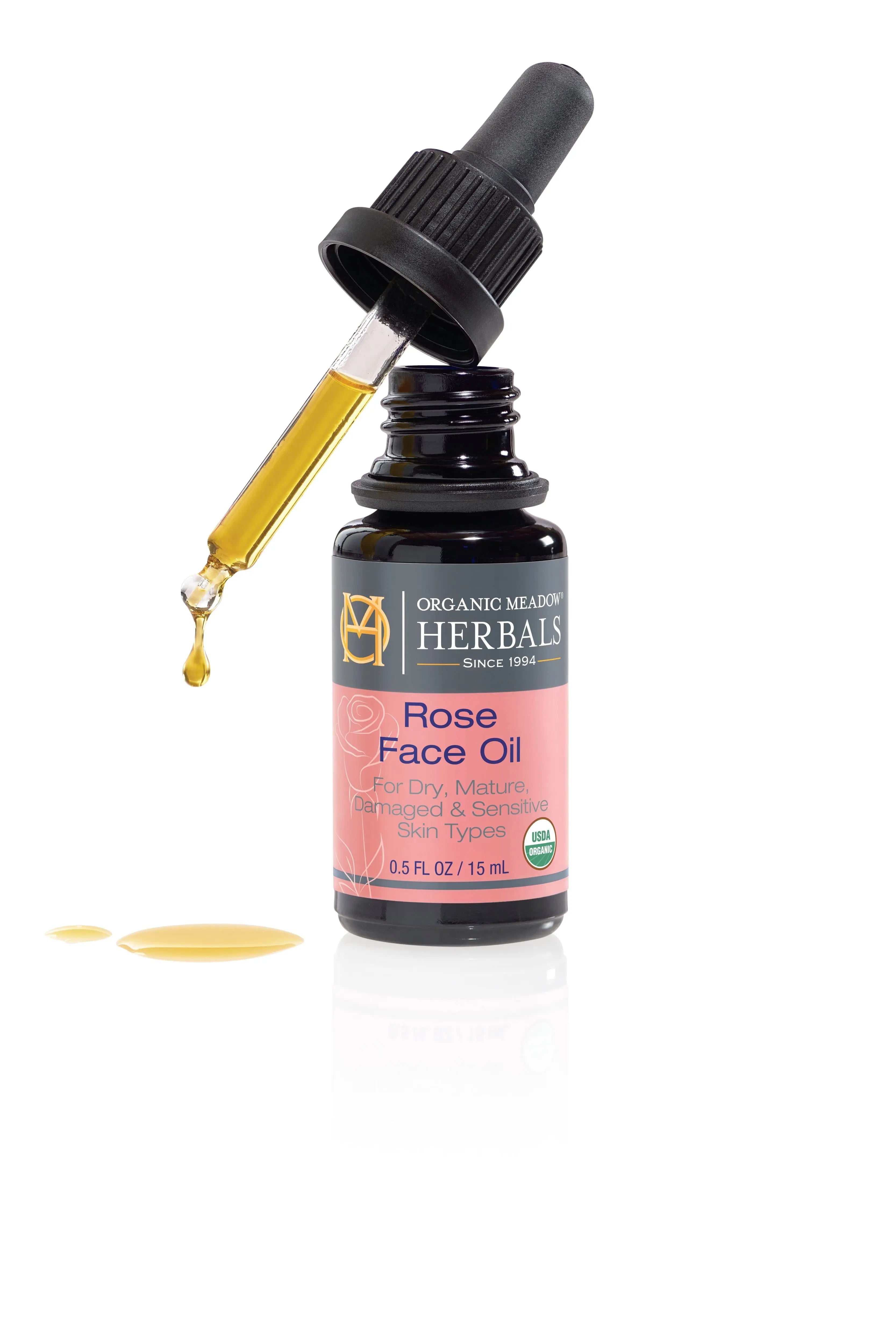 Value Pack! Morning Rose Face Cream & Rose Face Oil Organic Meadow Herbals