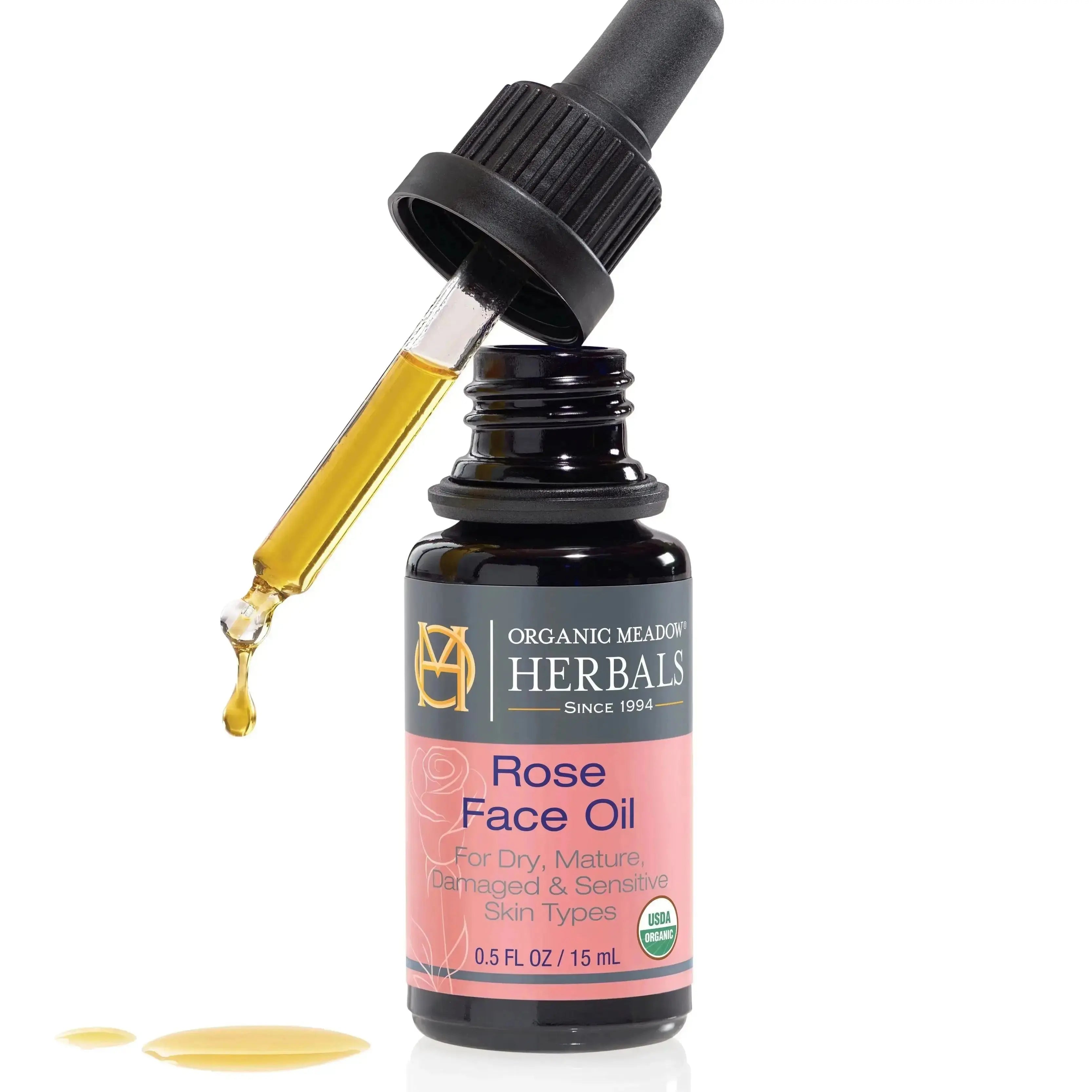 Value Pack! Morning Rose Face Cream & Rose Face Oil Organic Meadow Herbals