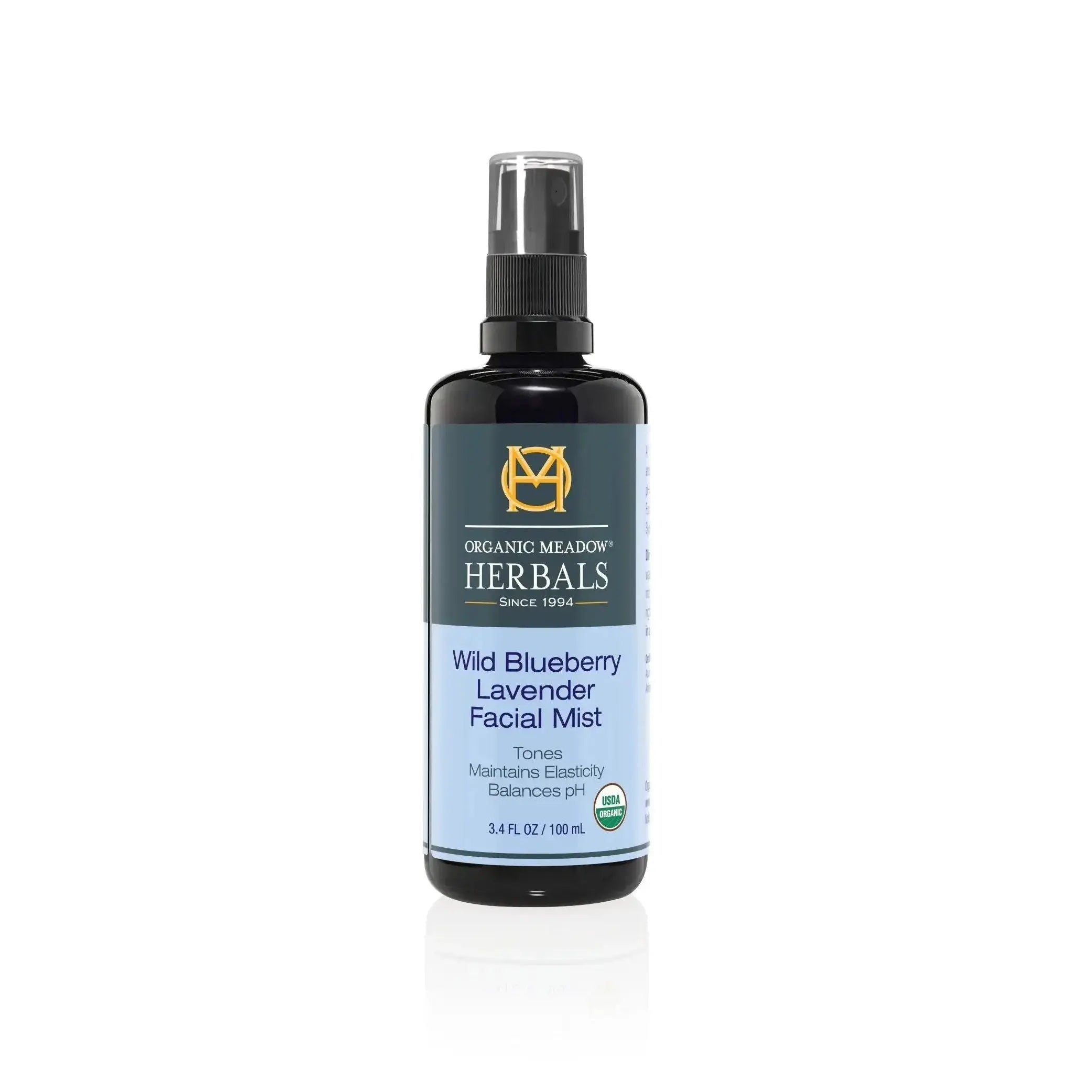 Wild Blueberry Lavender Facial Mist Organic Meadow Herbals