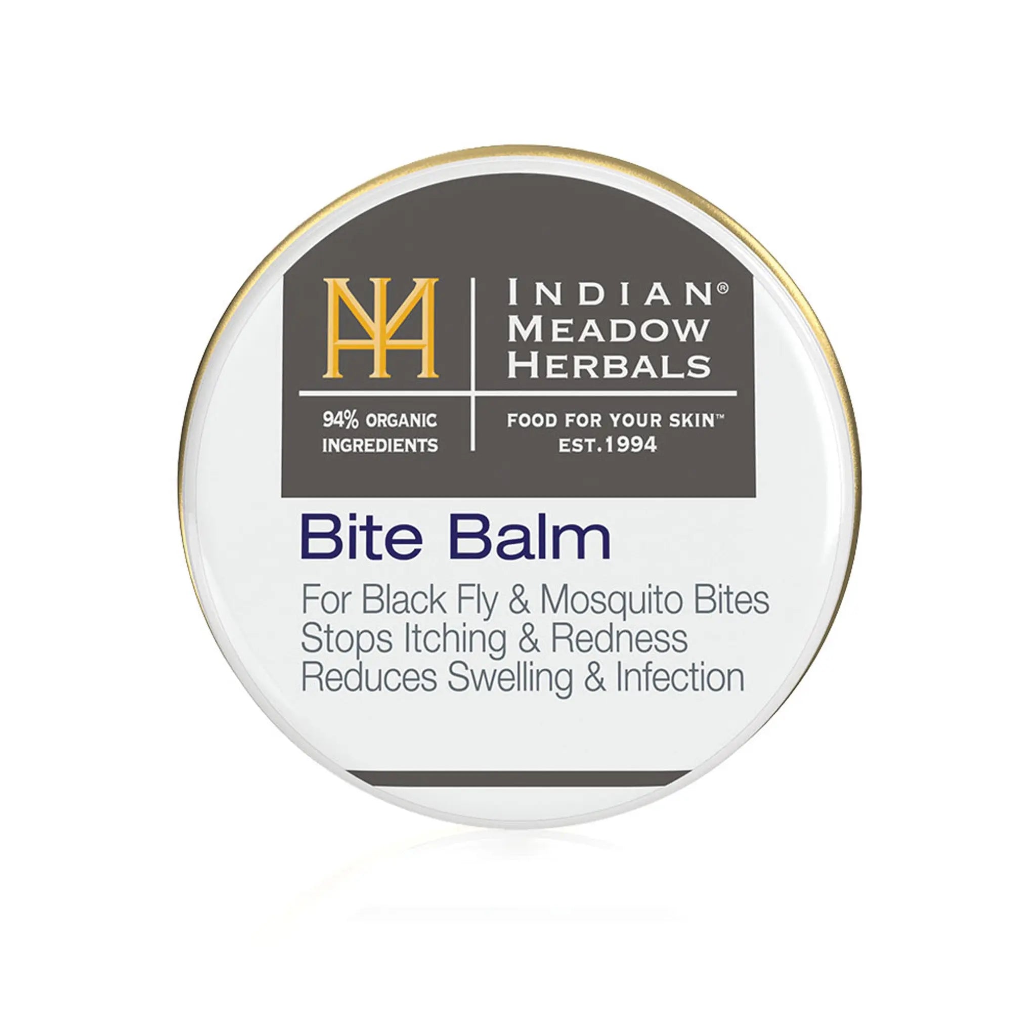 Close up of Bite Balm jar lid