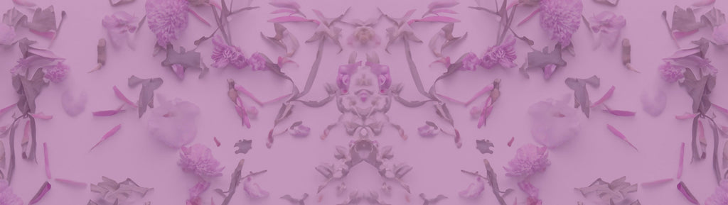 Background image of wild flowers on a white background