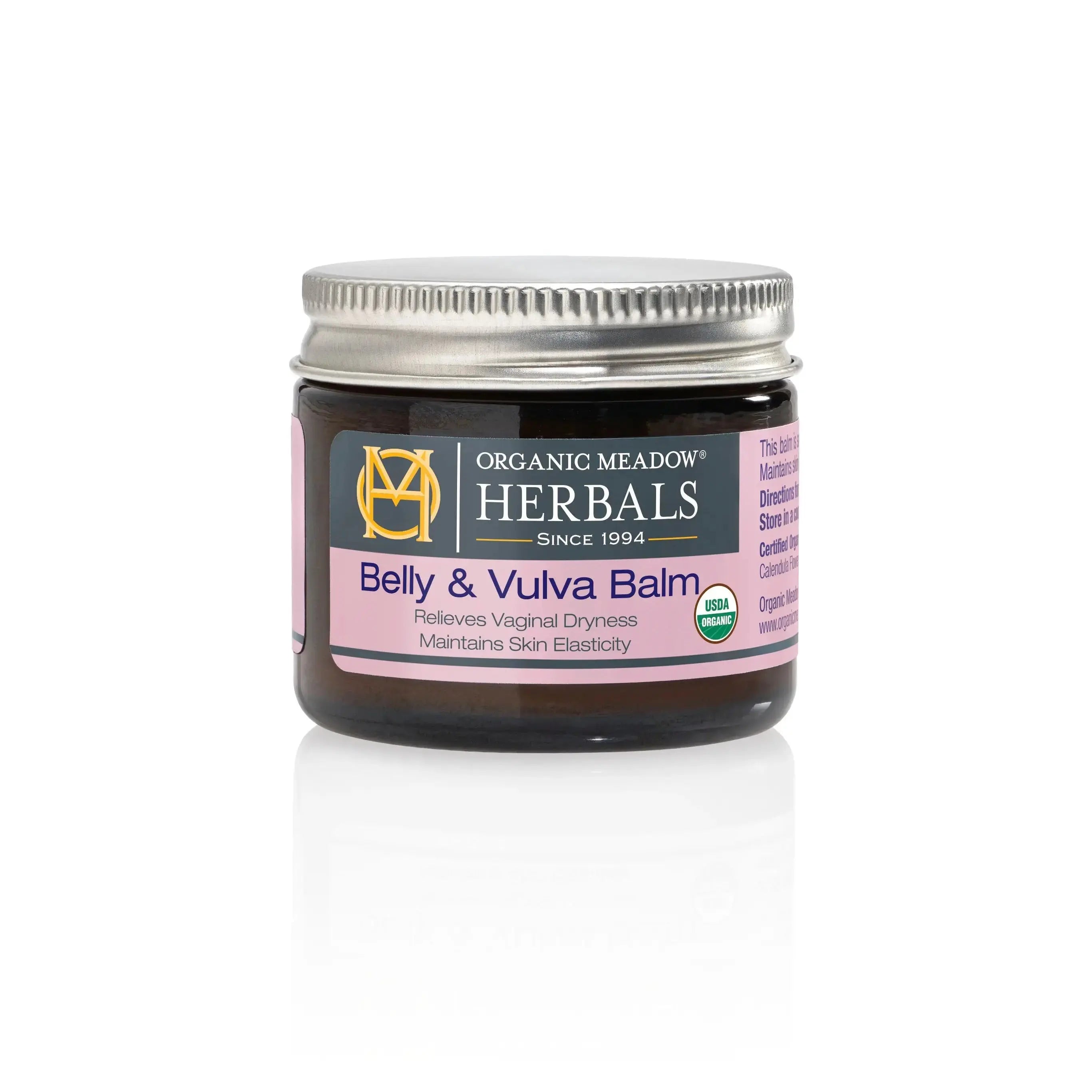 Organic Belly and Vulva Balm - Natural Moisturizer Organic Meadow Herbals