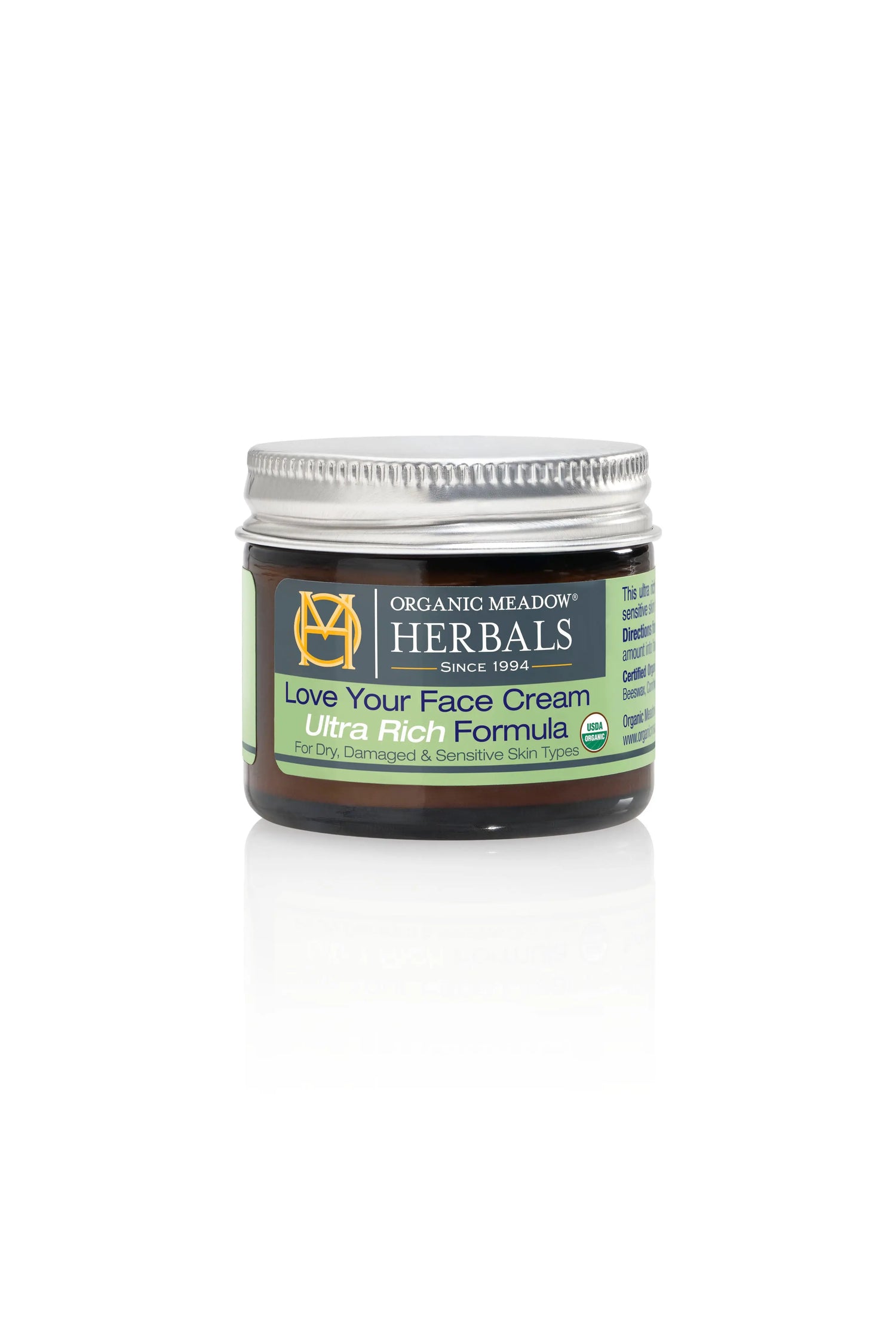 Love Your Face Cream Ultra Rich Formula - Organic Face Cream for Dry Skin
