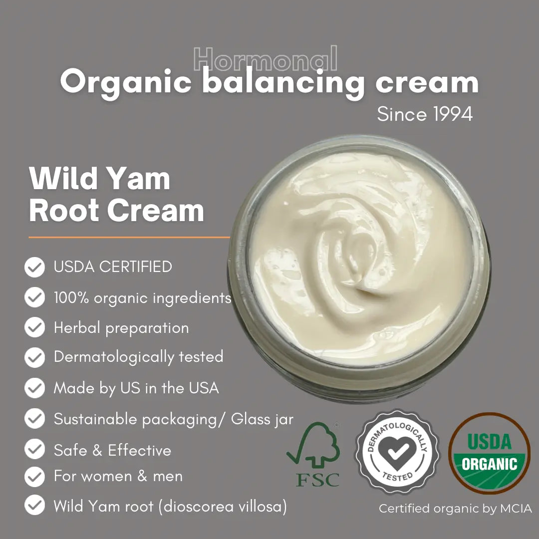 Wild Yam Root Cream Indian Meadow Herbals