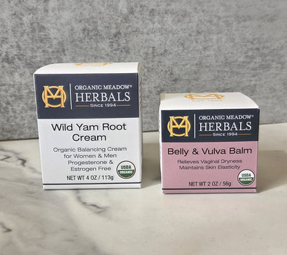 Wild Yam Root Cream &amp; Belly Vulva Balm Bundle