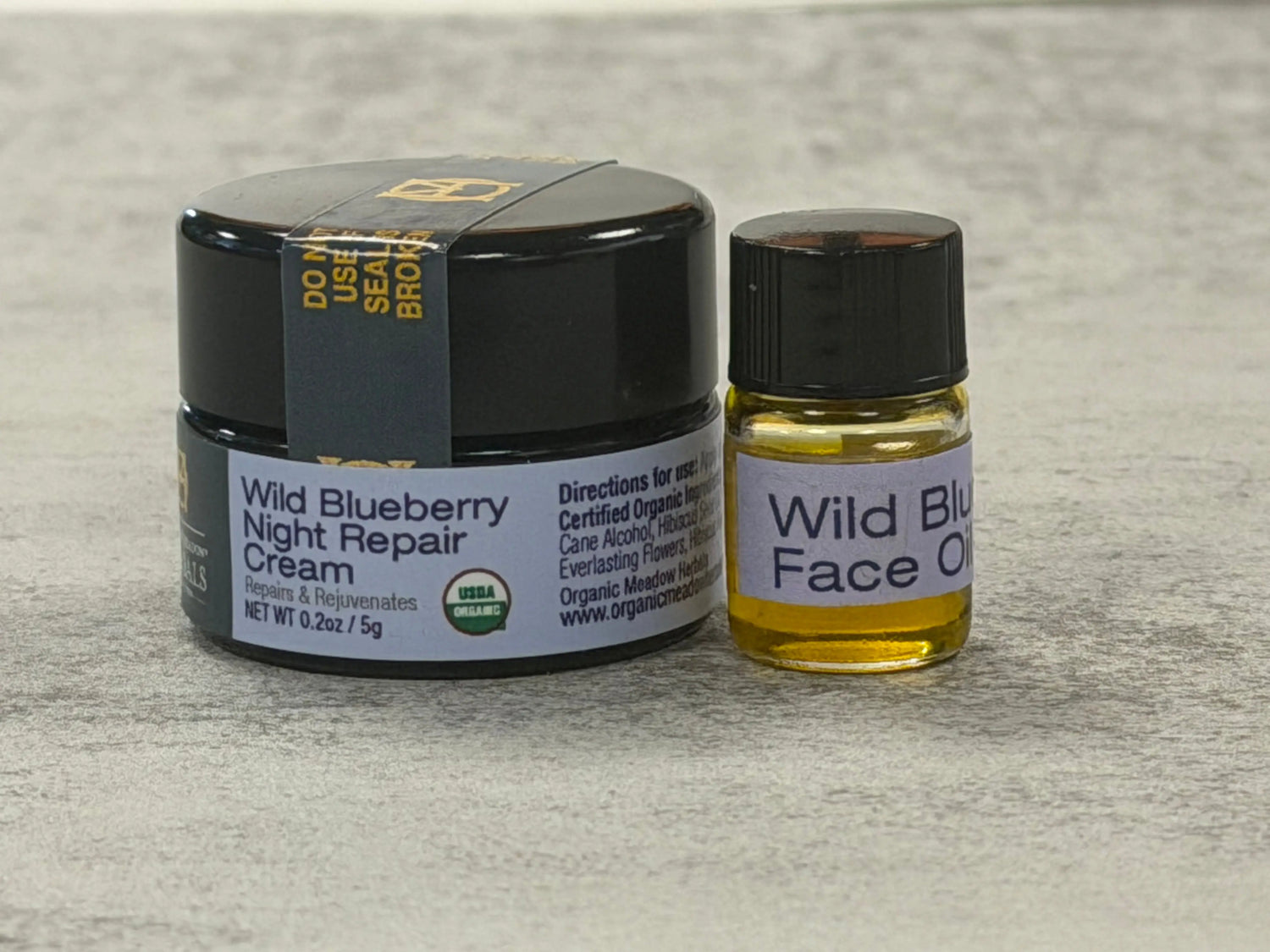 Trial Wild Blueberry Value pack! Night Repair Cream &amp; Face Oil