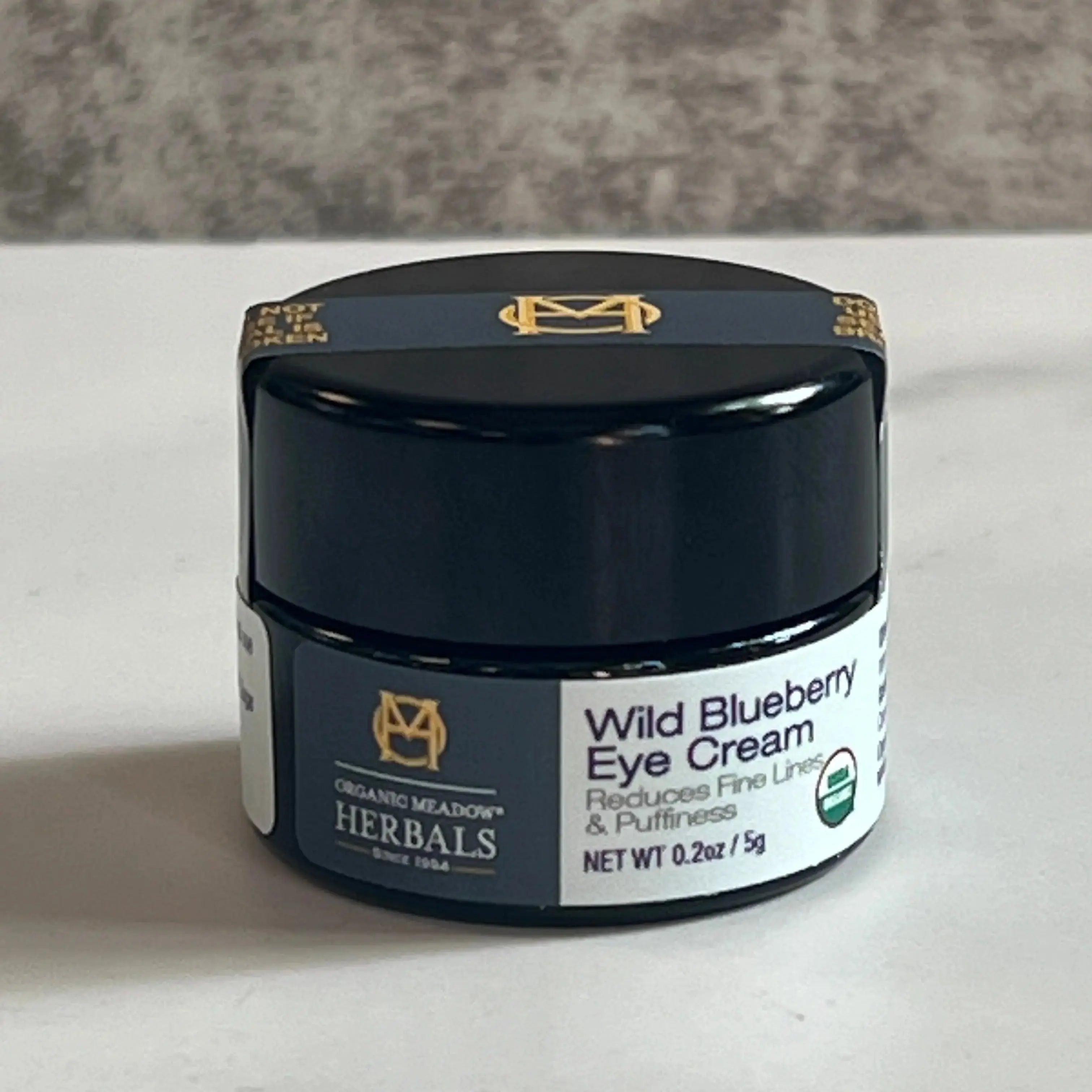 Travel size Wild Blueberry Eye Cream 0.2oz Organic Meadow Herbals