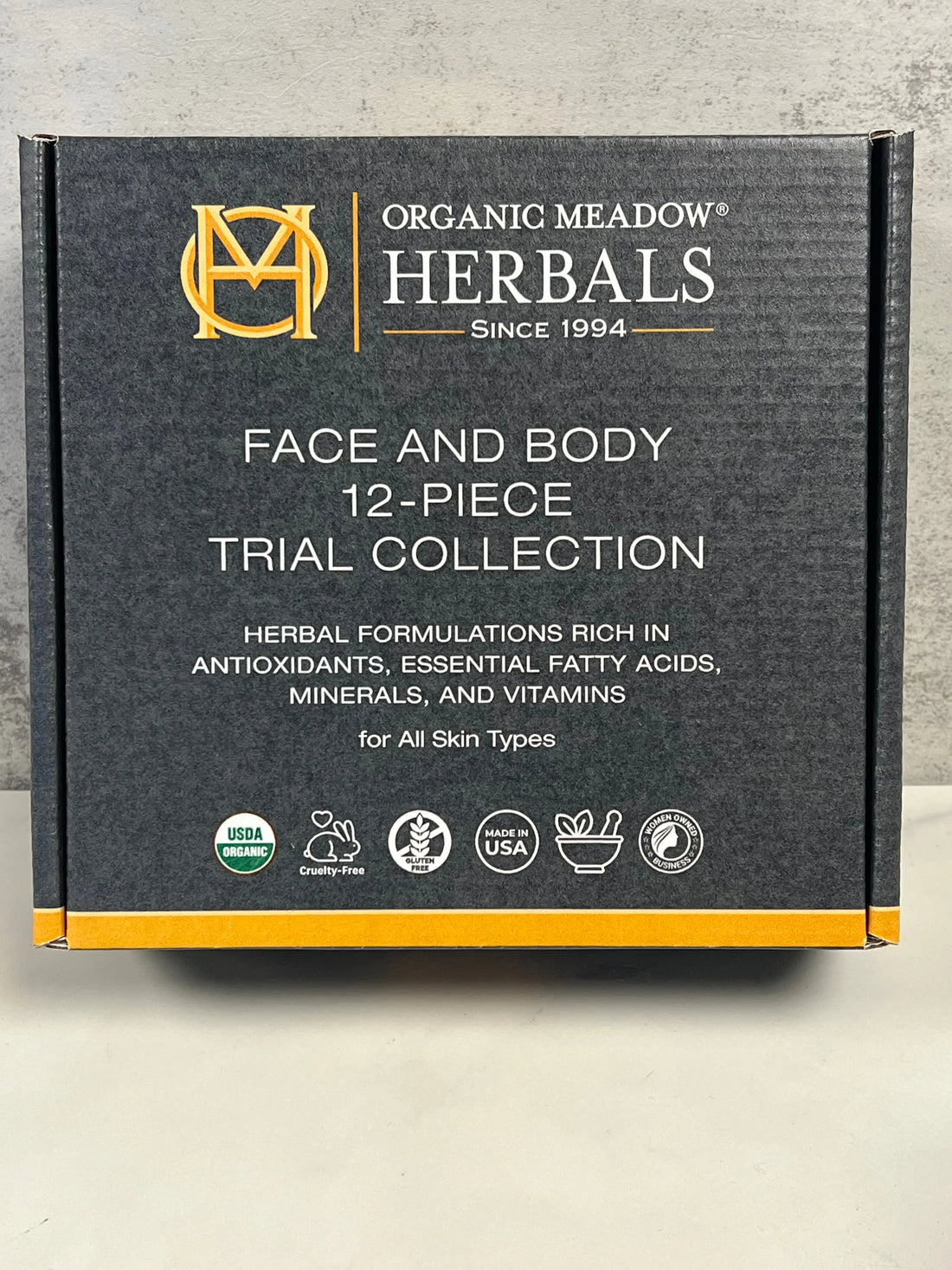 Face &amp; Body Trial Size 12-Piece Collection Indian Meadow Herbals