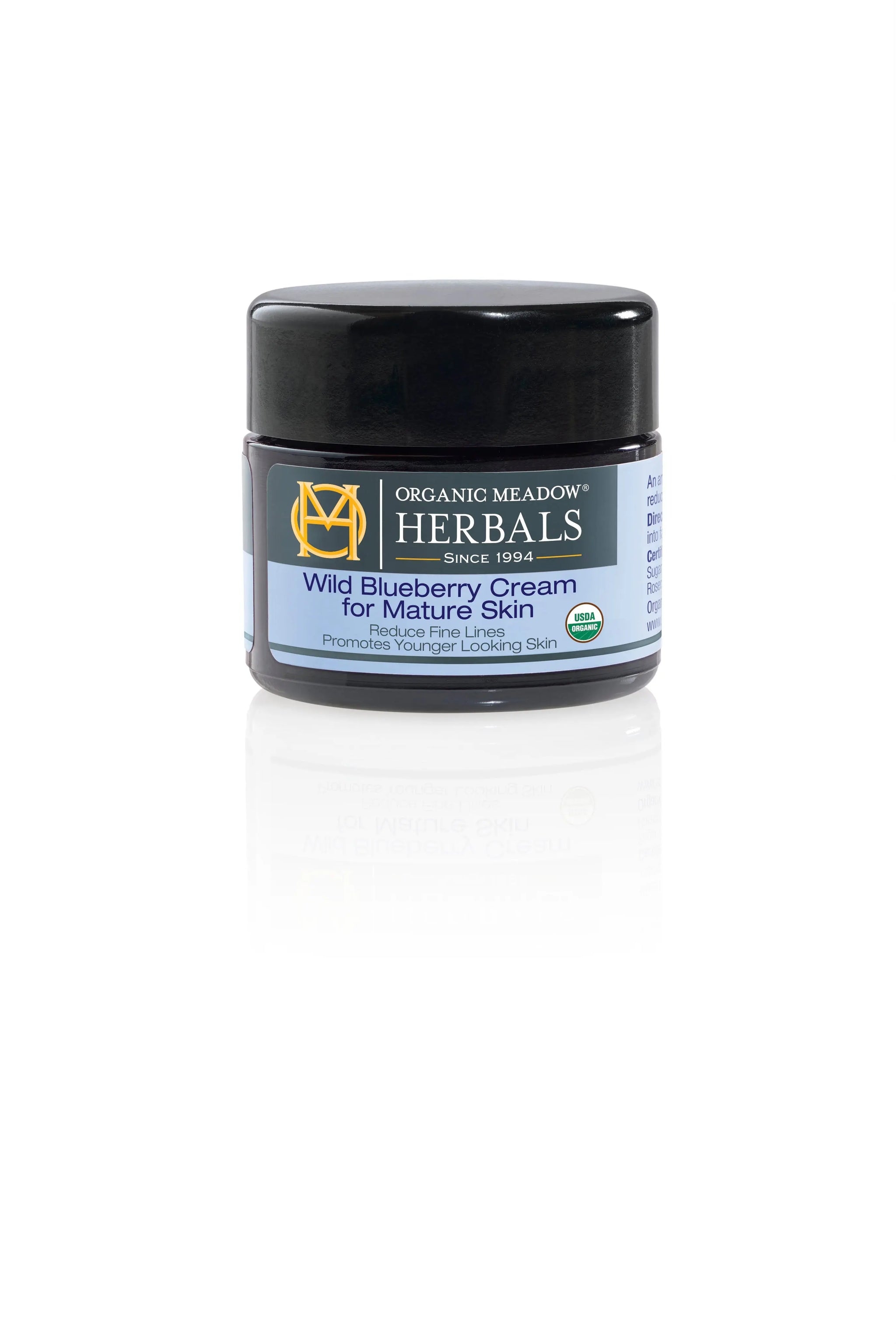Organic Wild Blueberry Cream for Mature Skin - Revitalizing, Hydrating, Anti-Aging Moisturizer