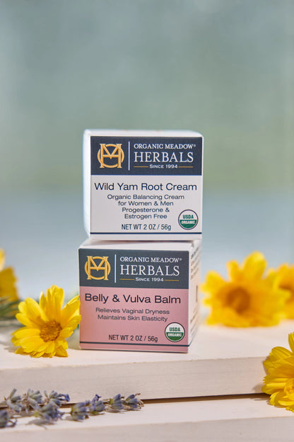 Organic Wild Yam Root Cream Indian Meadow Herbals