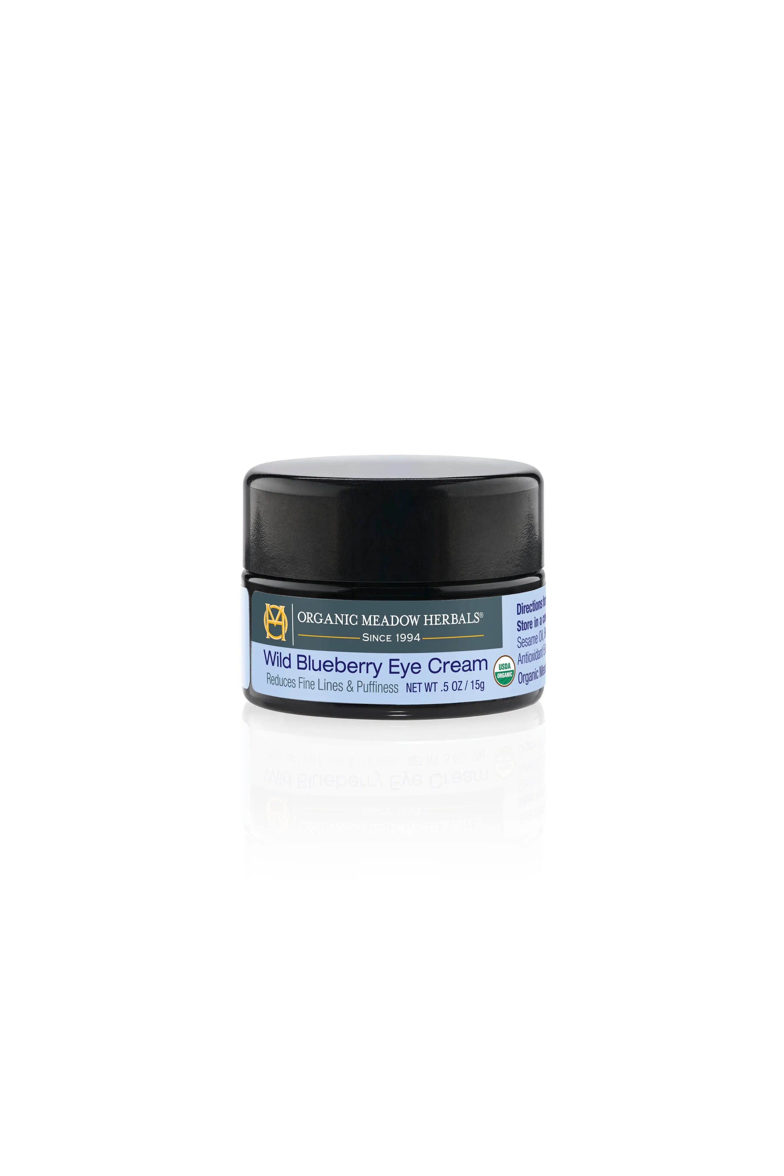 Organic Wild Blueberry Eye Cream for Fine Lines & Dark Circles - Hydrating & Brightening